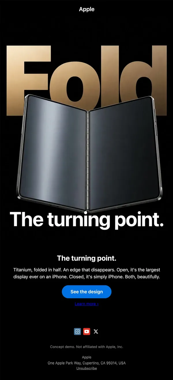 Apple concept email 2 of 12: Design story