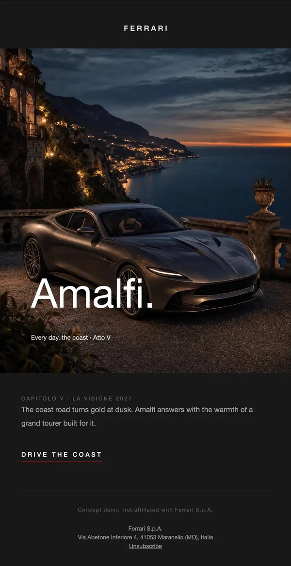 Ferrari concept email 5 of 12: Grand tourer