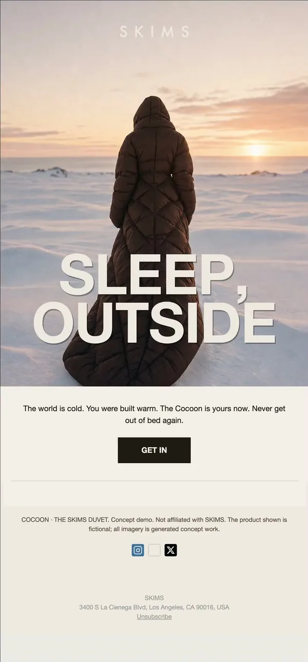 SKIMS concept email 12 of 12: Final push