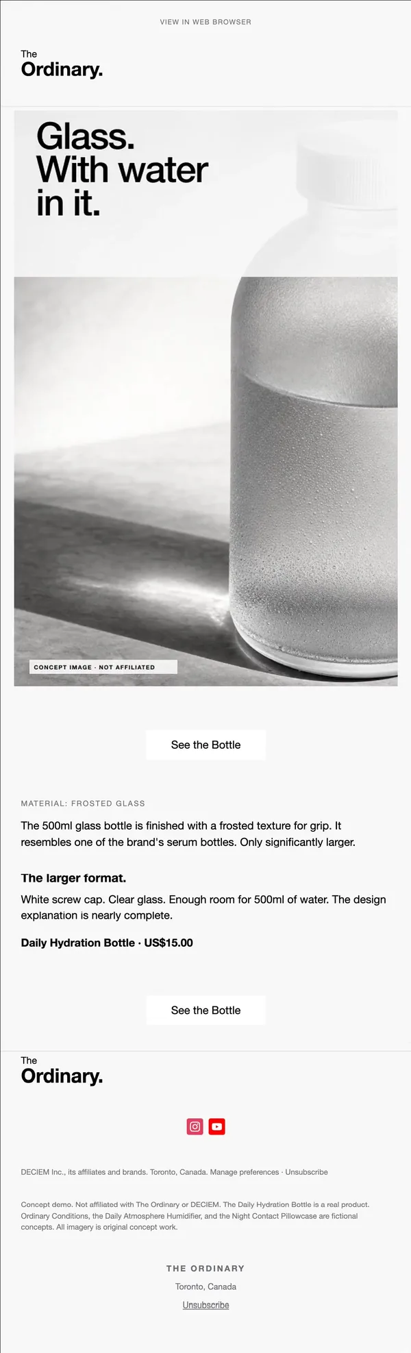 The Ordinary concept email 2 of 12: Material story
