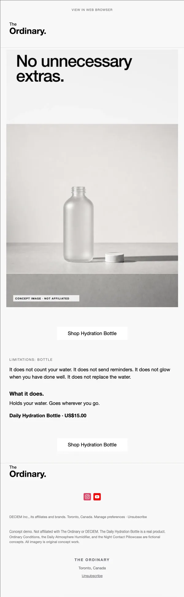 The Ordinary concept email 4 of 12: Limits
