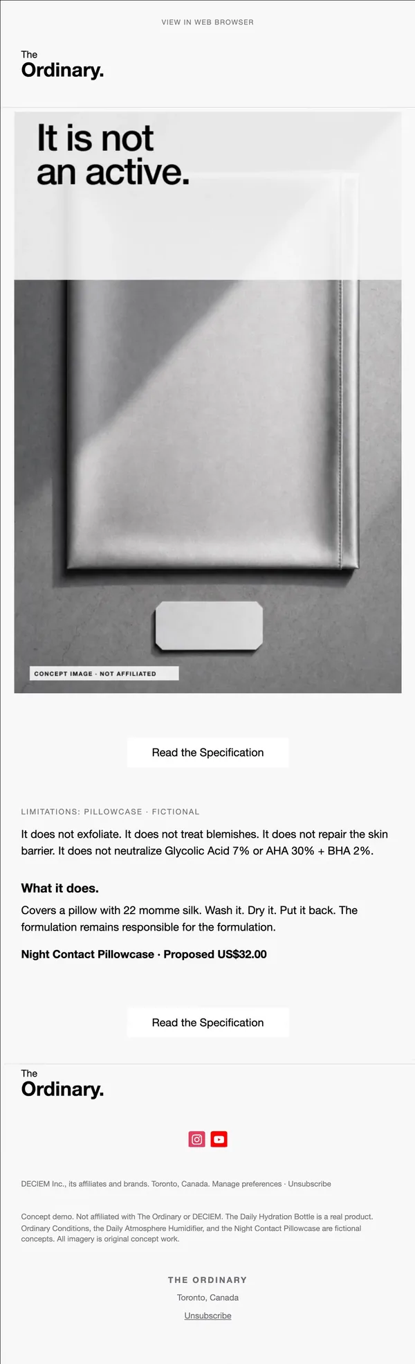 The Ordinary concept email 11 of 12: Limits