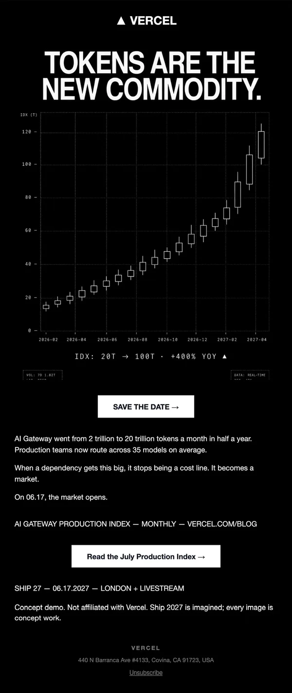 Vercel concept email 4 of 12: Data story