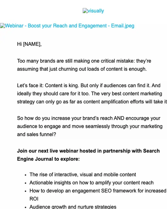 ScribbleLive webinar email