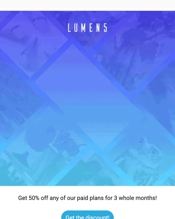 Lumen5 email