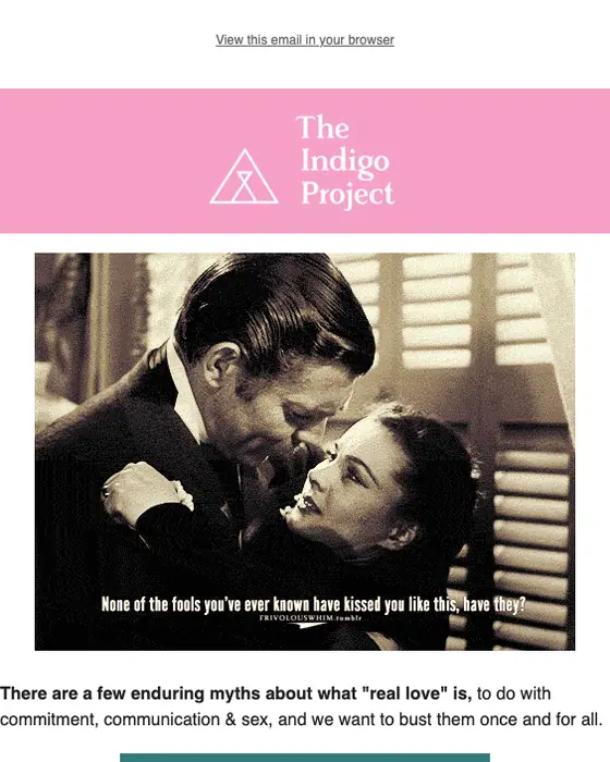 The Indigo Project newsletter email