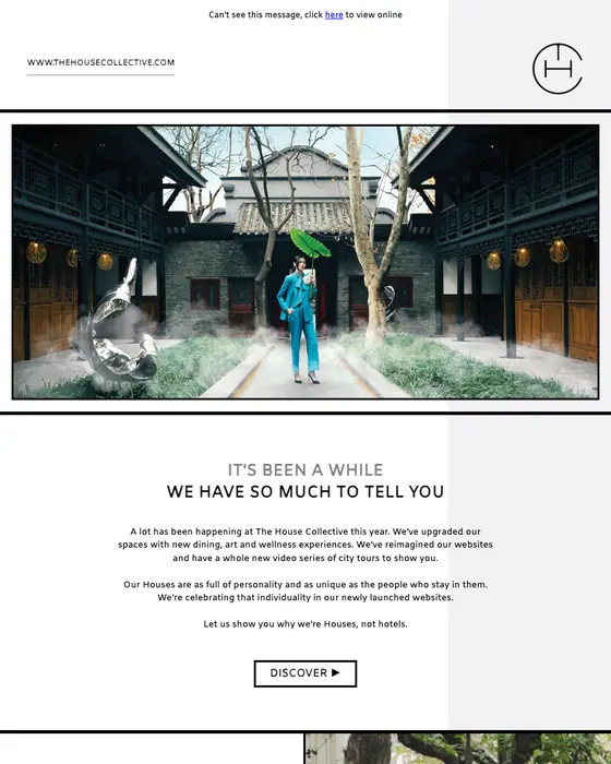 The House Collective re engagement email