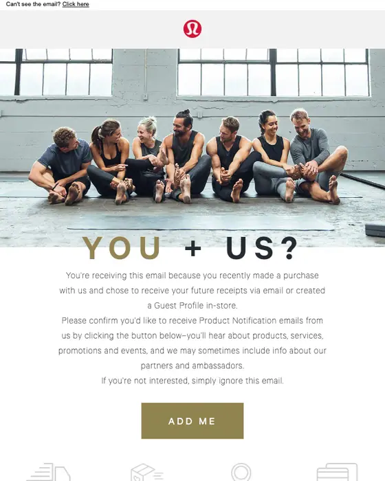 lululemon email