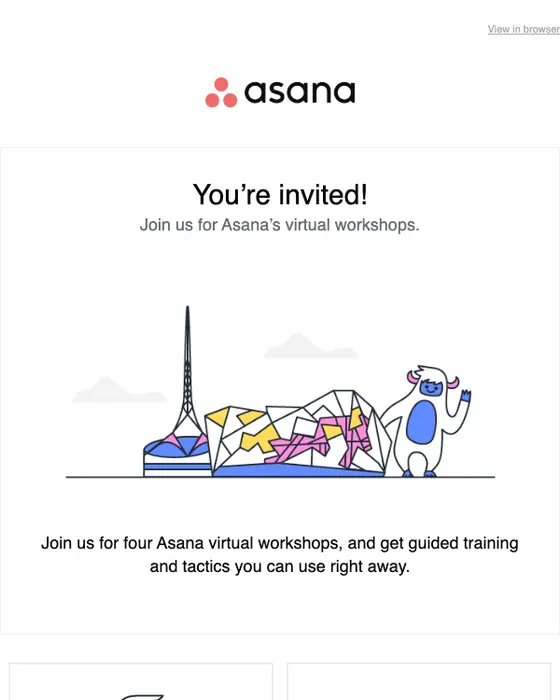 Asana email