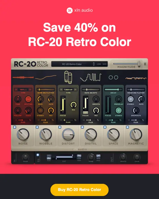 XLN Audio discount offer email