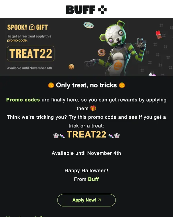 Buff Game email