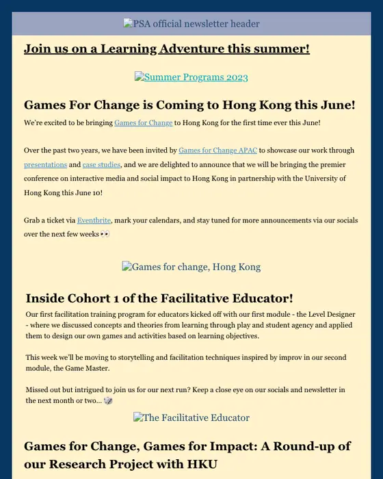 Press Start Academy email