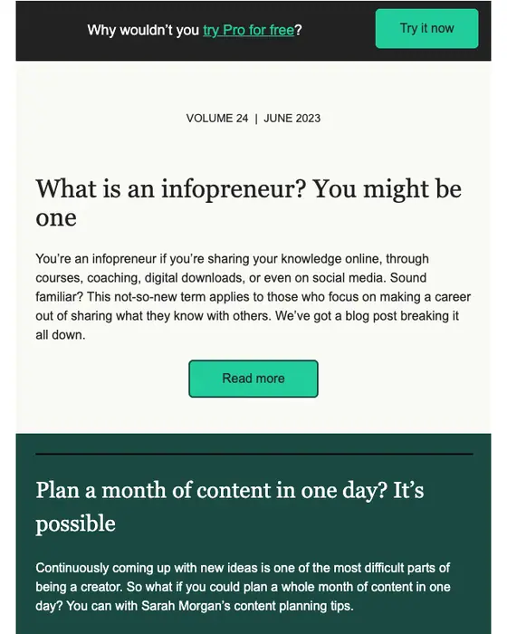 Teachable email