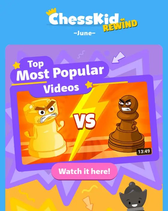 ChessKid newsletter email