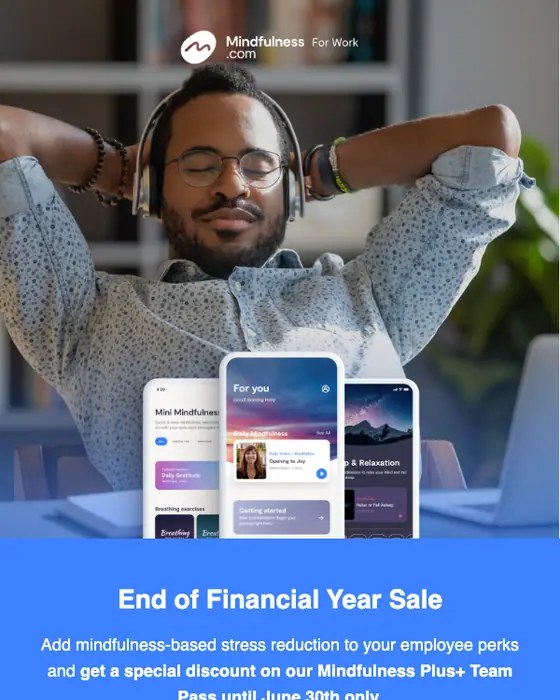 Mindfulness.com sale email