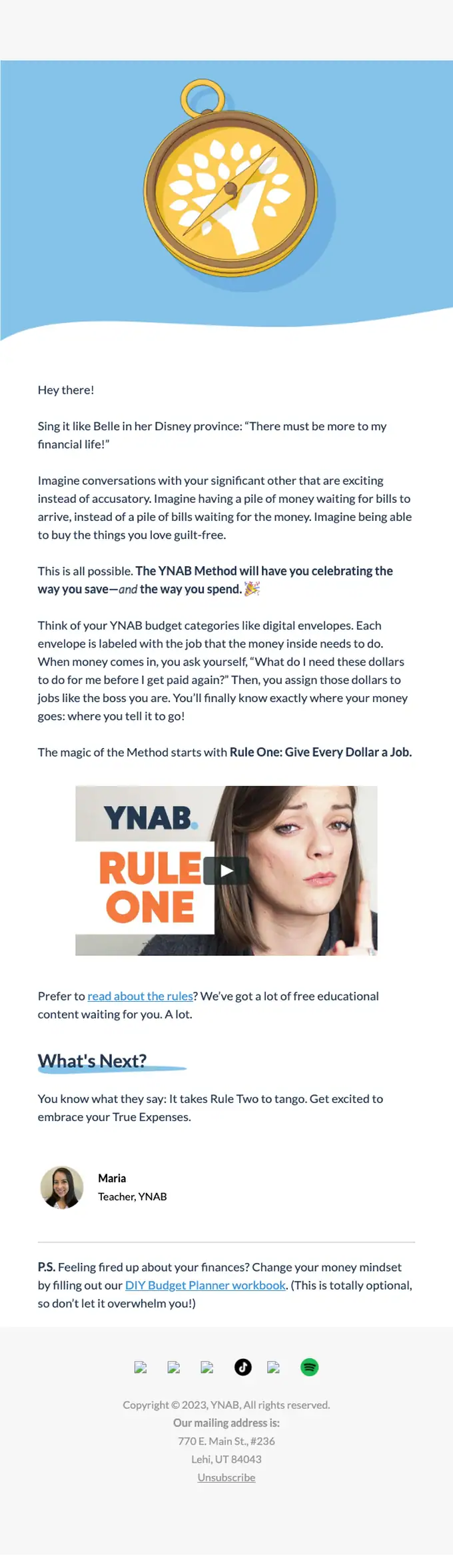 YNAB re engagement email, full length