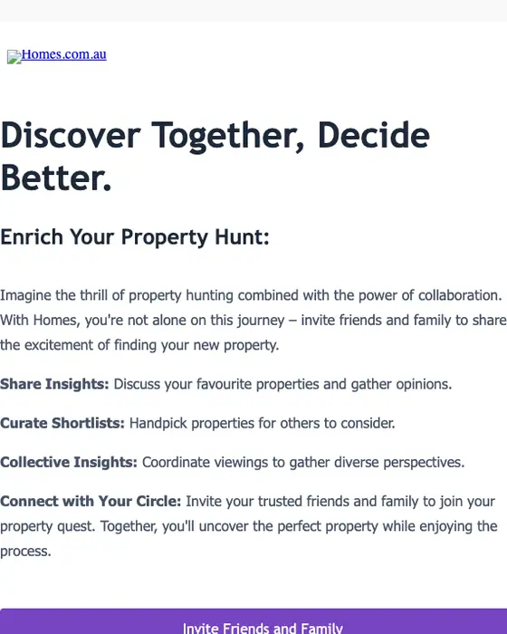 Homes.com.au email