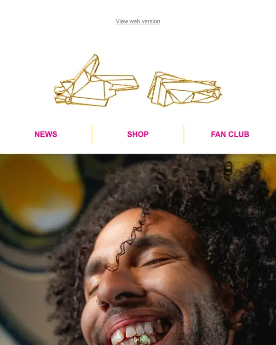 Run The Jewels product launch email
