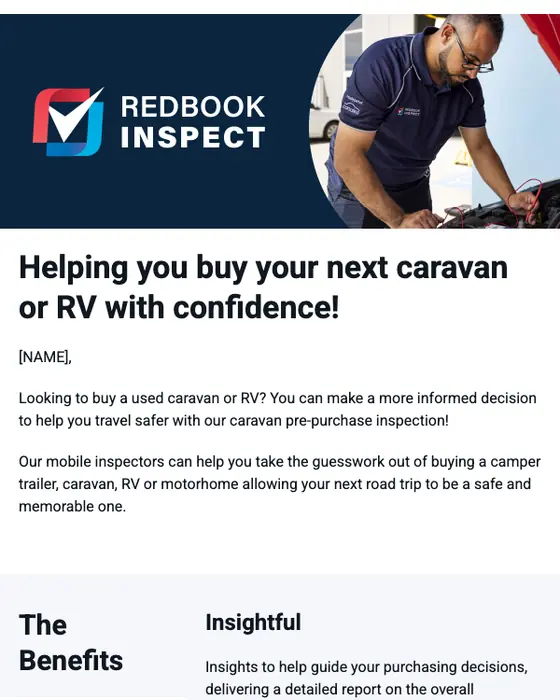 RedBook Inspect email
