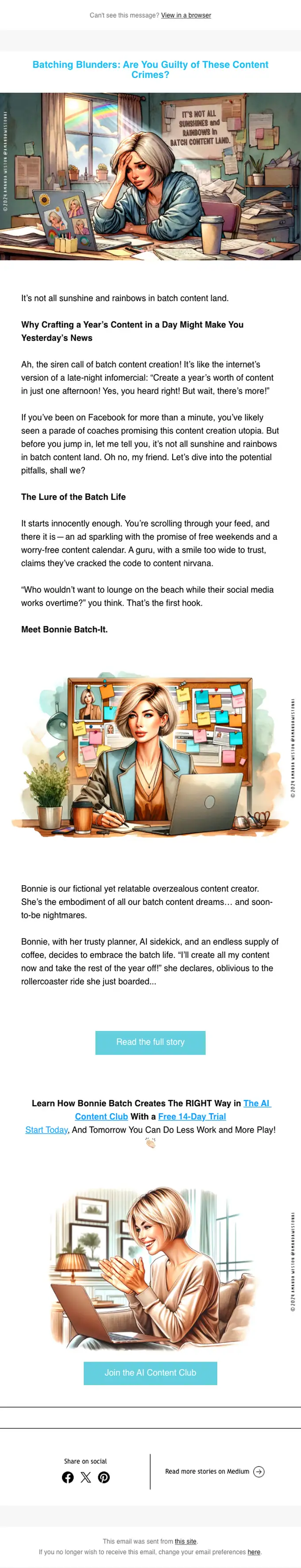 Blogs by Jarvis newsletter email, full length