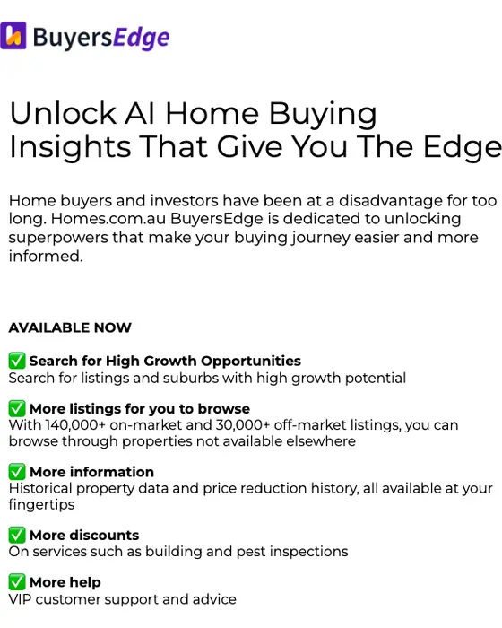 Homes.com.au promotional email
