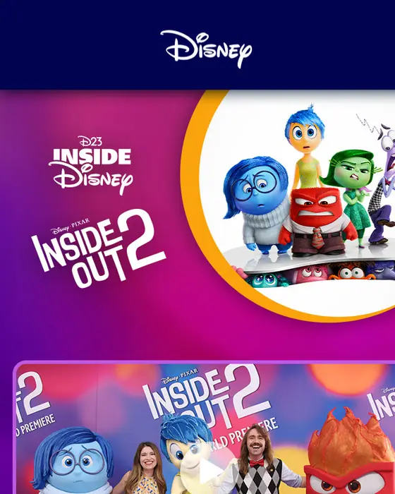 Disney D23 email