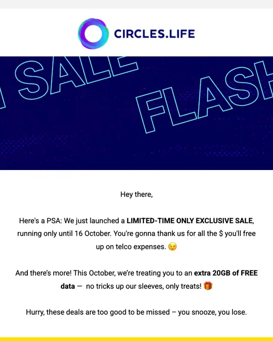 Circles Life email