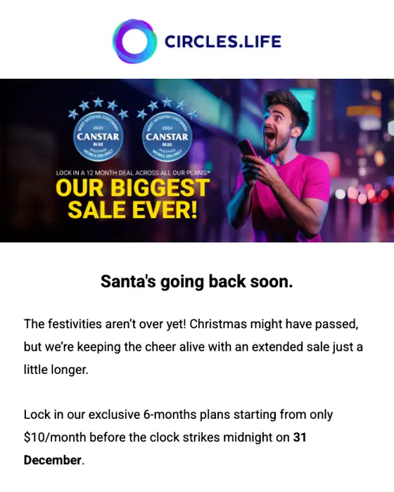 Circles Life email