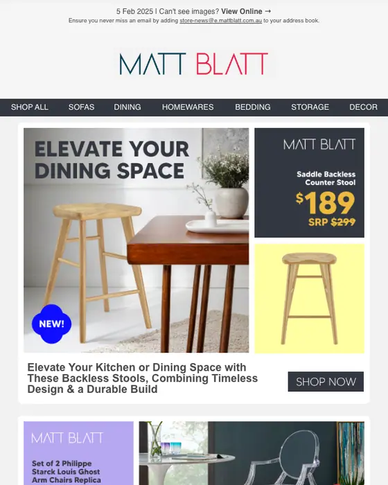 Matt Blatt promotional email