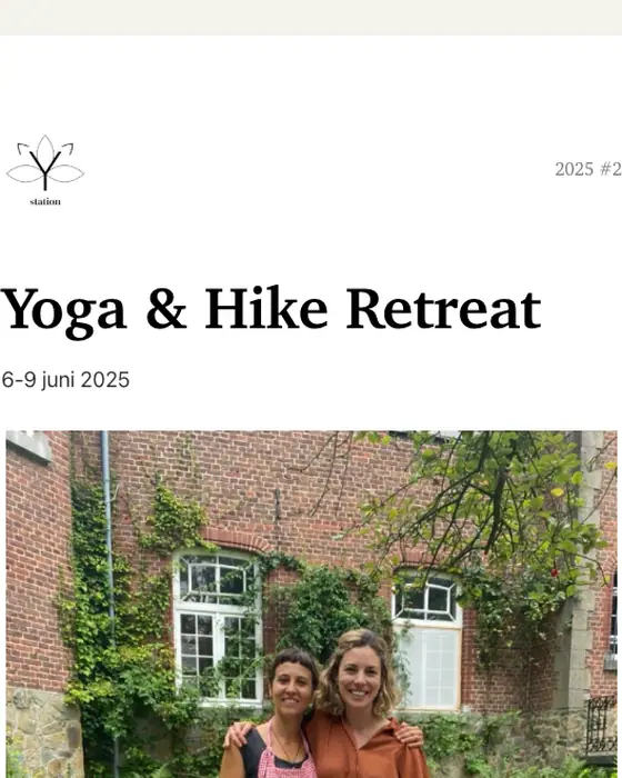 Yoga Station event invite email