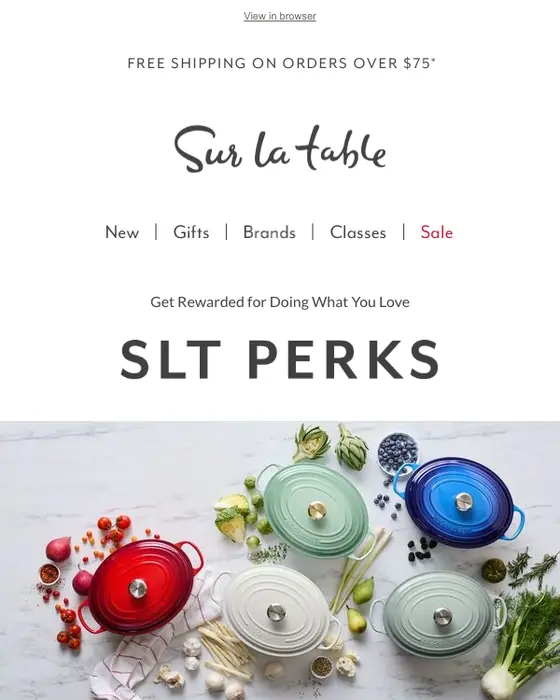SLT Perks expiration notice email