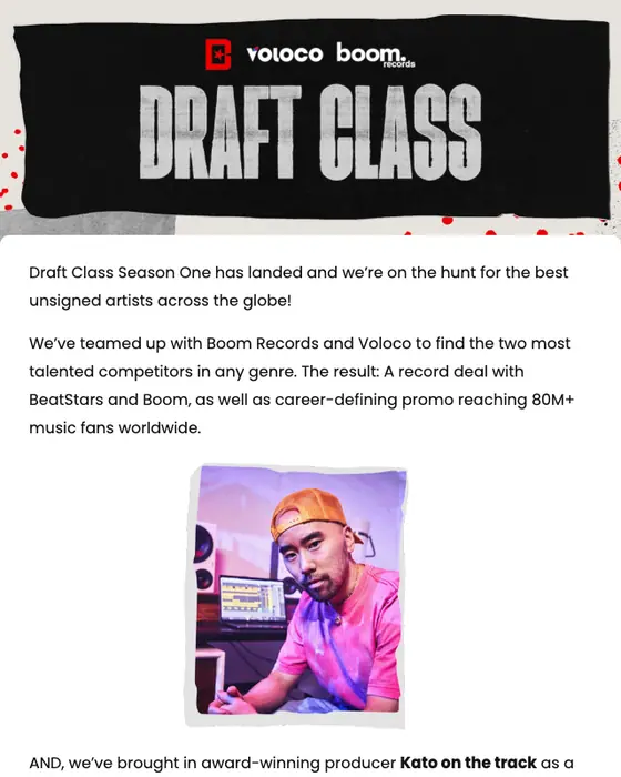 BeatStars email