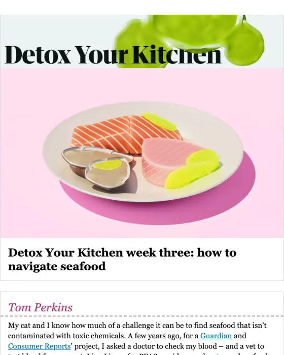 The Guardian newsletter email