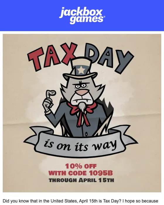 Jackbox Games promotional email