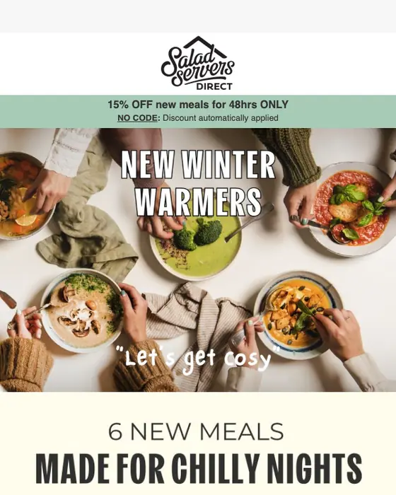 Salad Servers Direct promotional email