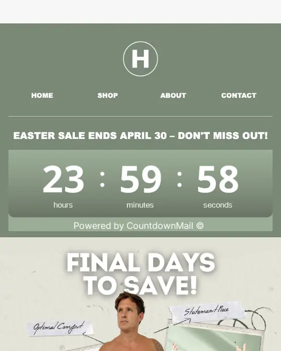 HELLO discount offer email