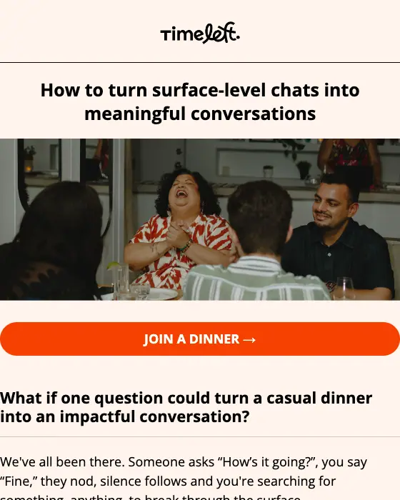 Timeleft re engagement email