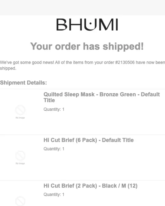 Bhumi Organic Cotton (AU) email