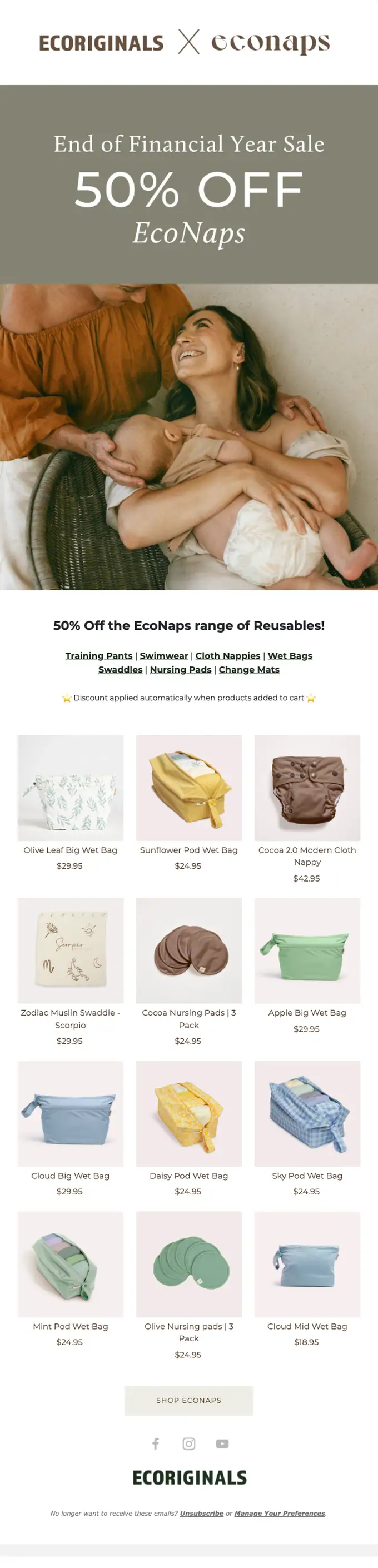 Ecoriginals discount offer email, full length