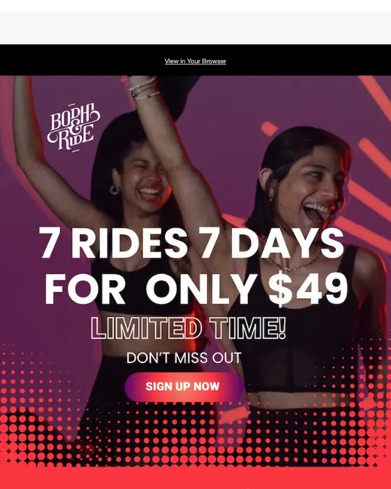 Bodhi and Ride re engagement email