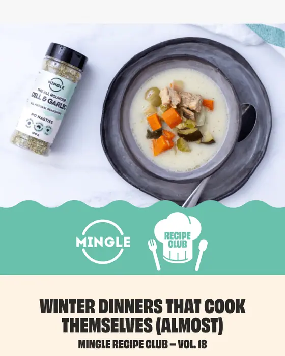 Mingle Recipe Club newsletter email