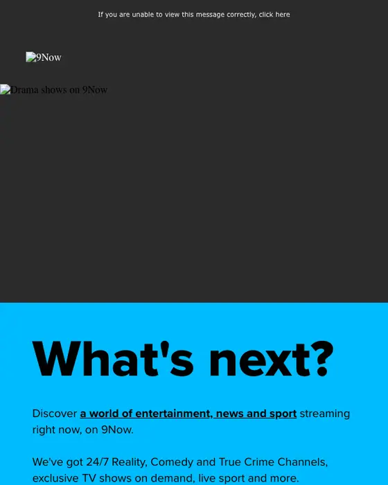 9Now promotional email
