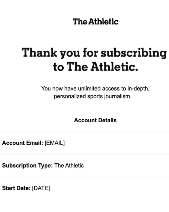 NYTimes.com subscription email