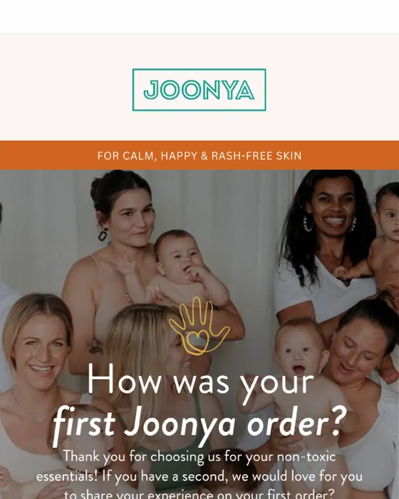 Joonya survey email