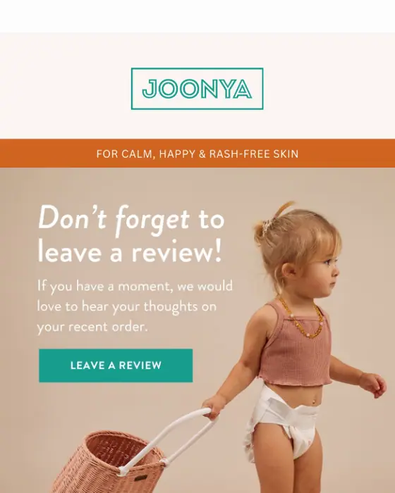 Joonya survey email
