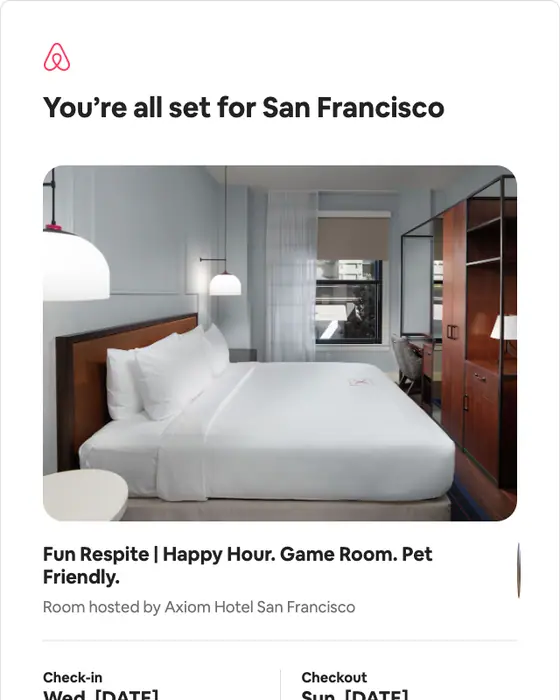 Airbnb email