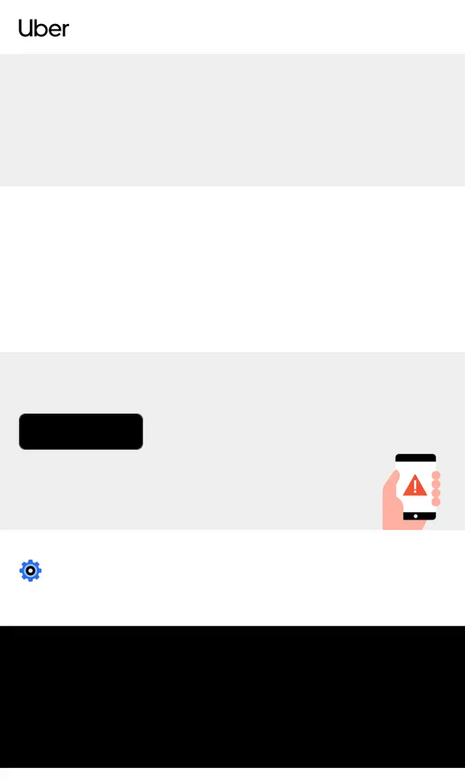 Uber security alert email, full length