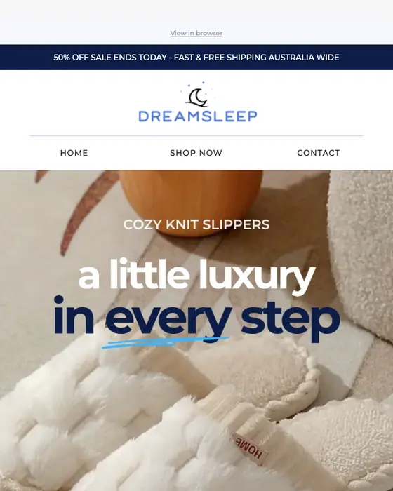 DREAMSLEEP AUSTRALIA discount offer email