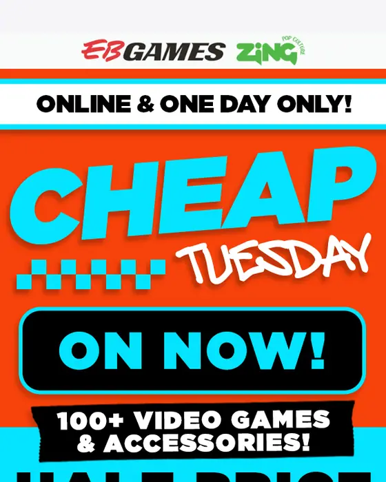 EB Games sale email