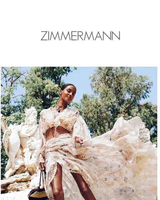 Zimmermann product launch email
